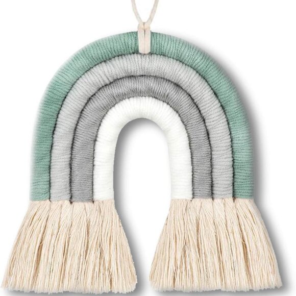 Rainbow Woven Boho Wall Hanging